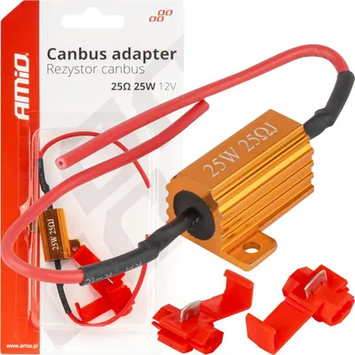 Zdjęcie produktu dla Rezystor CANBUS 25Ω 25W do lamp LED | Bezbłędne oświetlenie pojazdu