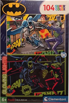 Obrázek produktu pro Clementoni 27175 - DC Comics - Batman - Glowing Lights - Puzzle, 104 Teile