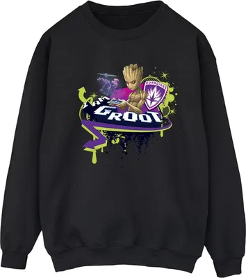 Produktbild von Marvel - "Guardians Of The Galaxy" Sweatshirt für Damen BI19360 (S) (Schwarz)
