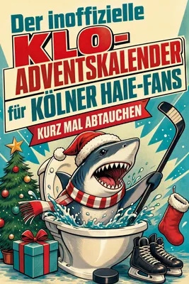 Produktbild von Der inoffizielle Klo-Adventskalender für Kölner Haie-Fans