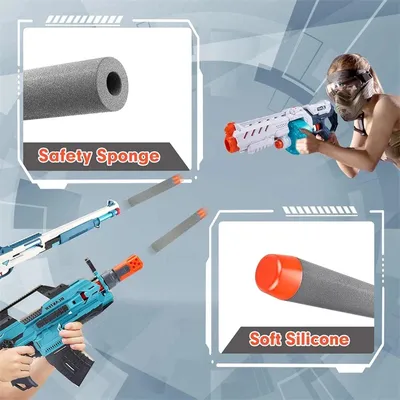Immagine prodotto di CHPN - Dardi compatibili con le pistole Nerf Mega Blaster - Dardi - Frecce - Grigio - 10 pezzi - Dardi da lancio - Materiale: schiuma