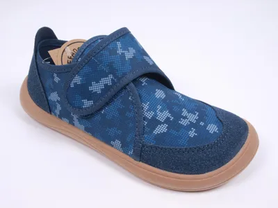 Produktbild von Schuhe Befado Barefoot 140X001 blau camouflage flexi