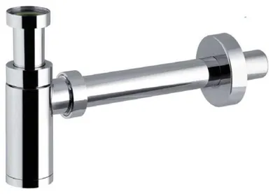 Produktbild von KING Waschtisch-Siphon 5/4", Durchmesser 32mm, ABS/Chrom