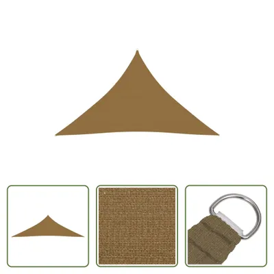 Image de The Living Store Store 160 g/m² Taupe 4x4x5,8 m HDPE