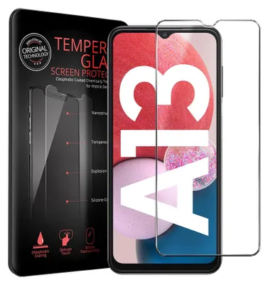 Immagine prodotto di 2x pellicola protettiva per Samsung Galaxy A13 4G protezione dello schermo in vetro blindato del telefono cellulare