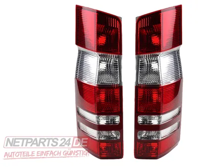 Zdjęcie produktu dla Johns, tylne światła zespolone pasujące do Mercedes Sprinter (906) od 06/06 - zestaw lewy i prawy