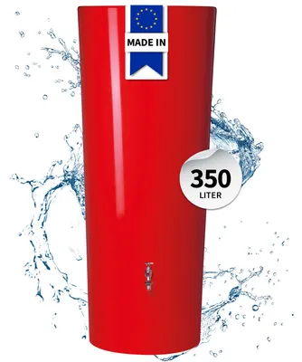 Productafbeelding van GARANTIA COLOR 2in1 regenwatertank 350 L tomato incl. plantschaal