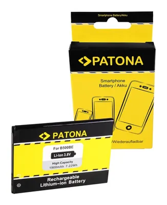 Image de Batterie PATONA compatible avec le Samsung Galaxy S4 mini (I9190) GTi9190 GTi9192 - 3,8V 1,9Ah – 1900 mAh