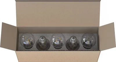 Productafbeelding van Set van 5 LED-lampen, E27 fitting, 2W, 2200K, A60, artikelnummer 7487, merk Nowodvorski