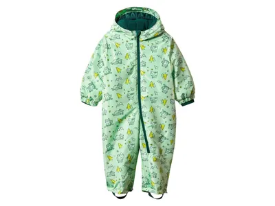 Produktbild von Lupilu Baby Junge Schneeoverall Grün Mit Fleecefutter Gr. 92