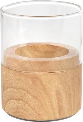 Produktbild von 10x Kerzenhalter Neat 70 x 61 mm wood light