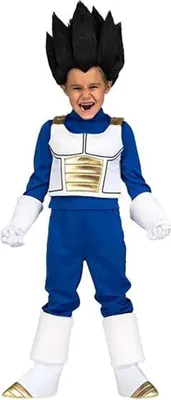 Imagen del producto de Quiero un disfraz de Vegeta para niños, color azul, para niños de 13-14 años, color azul, para niños de 13-14 años
