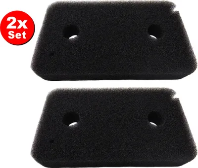 Produktbild von 2x Schwammfilter Schaumfilter für Miele Edition 111 T8860WP T8861WP T8873WP Exklusive Edition T7952WP T9769WP 111 T8812C 90 PT5135C T7850WP