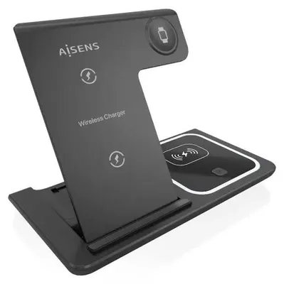 Imagen del producto de Aisens Cargador Inalámbrico USBC 15W 3 en 1