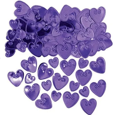 Immagine prodotto di Amscan - Cuore - Coriandoli - Foil SG38468 (Taglia unica) (Blu)