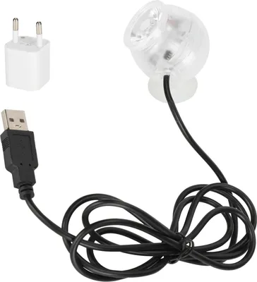 Obrázok produktu pre LED akváriové bodové svetlo, IP68 vodotesné potápačské svetlo so zástrčkou EÚ 100�C240 V, 360�� otáčanie pre fascinujúce vizuálne zobrazenie (sedemfarebné bodové svetlo (s)