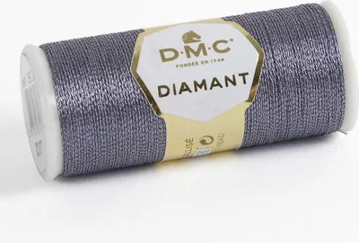 Produktbild von DMC Diamant – glänzendes Metallgarn zum Sticken (D317)