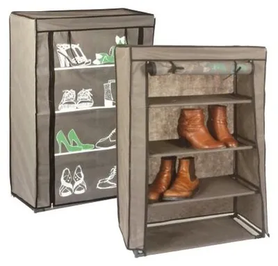 Image de Armoire à chaussures moderne avec motif, modèle autoportant