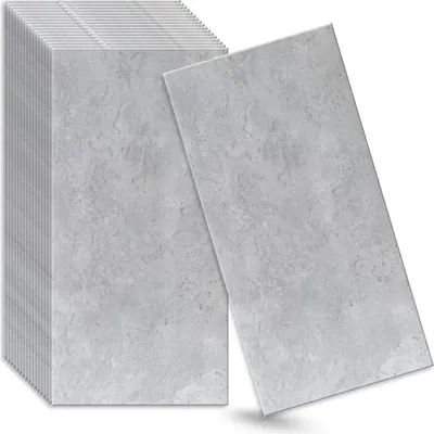 Produktbild von Verdico | 3D Wandpaneele Polystyrol - Grau - 100x50 Cm - 20 Stück - Architektonischer Beton - 10 m2 - Deckenpaneele