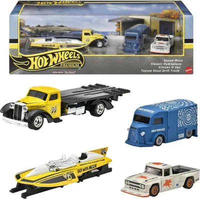 Produktbild von Hot Wheels Premium Zestaw Real Riders HRT51