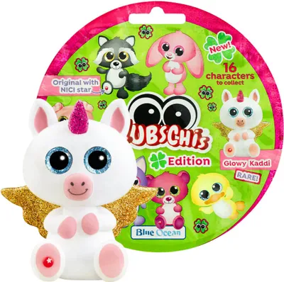 Produktbild von Blue Ocean Glubschis Sammelfiguren Glück Serie 3 - Glubschi Glitzer - Figur Glowy Kaddi (Selten)