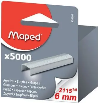 Immagine prodotto di Maped 325202 8 Heftklammern BB 8/4 verkupfert Großpackung