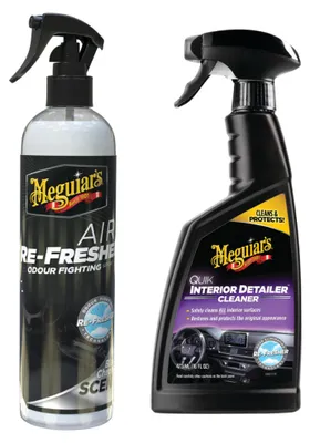 Produktbild von Meguiar's® Quik Interior Detailer™ + Black Chrome Air Refresher Lufterfrischer