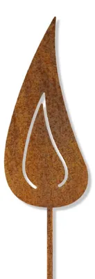 Produktbild von Edelrost Designflamme mit Stecker