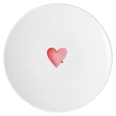 Obrázok produktu pre Villeroy & Boch Advantage sada 6 tanierov na raňajky With Love Sending Love Premium Porcelain červená 1016896150