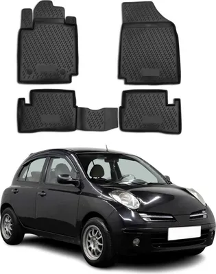 Immagine prodotto di 2005-2010 Nissan Micra tappetini TPE nero 4 pezzi