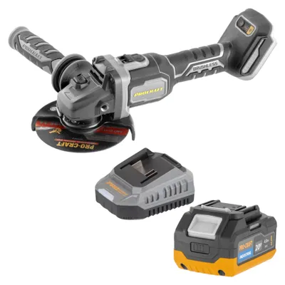 Productafbeelding van Procraft Industrial AG125Bbb accu-haakse slijper 20 V 125 mm borstelloos Solo - zonder accu, zonder oplader