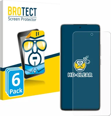 Produktbild von 6x Für Xiaomi 14T Pro Schutzfolie BROTECT Displayschutz Display Schutz Folie Klar Transparent