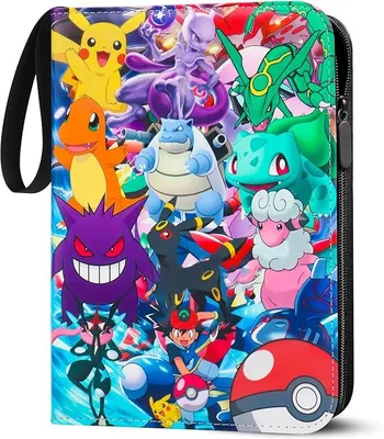 Produktbild von Pokemon Sammelalbum Sammelmappe für 400 Karten, idealer Schutz, 4 pocket mappe