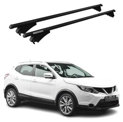Produktbild von Dachgepäckträger, Querstange, für Nissan Qashqai J11, Baujahr 2014-2017, schwarz