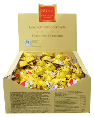 Produktbild von 120er SET Sternmännchen, lose 6,25 g / Schokolade Sterne / Stars / Weihnachten