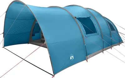 Produktbild von vidaXL Tunnelzelt für 8 Personen mit Dach Blau 710 x 460 x 245 cm