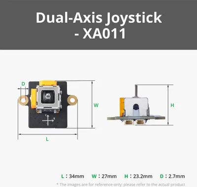 Produktbild von Bambu Lab Dual-Axis Joystick Module with 3Pin SH1,0 Connectors(1PCS) - XA011