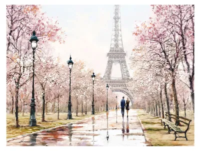 Zdjęcie produktu dla STYLER Obraz na płótnie 85x113 cm Paris elegancka dekoracja ścienna do salonu sypialni biura Canvas