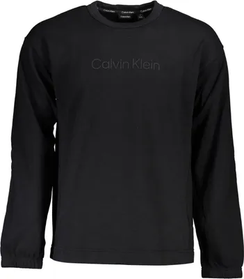 Produktbild von Herren Pullover Schwarz: Langarm-Sweatshirt mit Logo und Druck