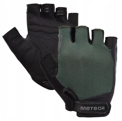 Produktbild von METEOR Fahrradhandschuhe kurz grün Größe S