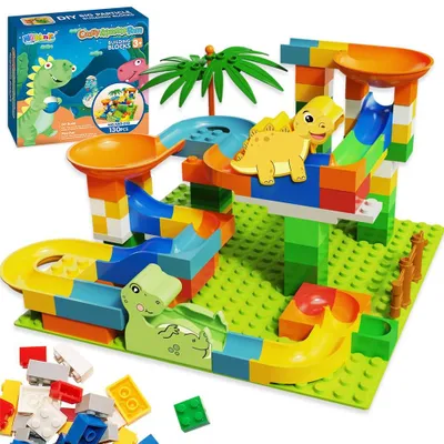 Productafbeelding van Bouwspeelgoed dinosaurus, bouwstenen met dinosaurusmotieven, 1 set, voor kinderen