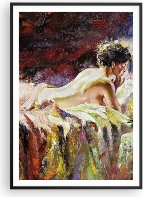 Produktbild von Gerahmtes Poster - Schwarzer Rahmen - Frau Modell - 70x100 cm - Wand Bild - Wanddeko - Wandbilder - Kunstposter - Wandposter - Bilderrahmen - Bilder - Kunstdruck - Wandbild - P2BPA70x100-3534