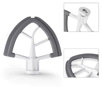 Produktbild von Flachrührer Zubehör für KitchenAid Mixer, Flex Edge Beater mit doppelseitigen Silikonkanten, Für 4,5-5 Quart Tilt-Head Standmixer