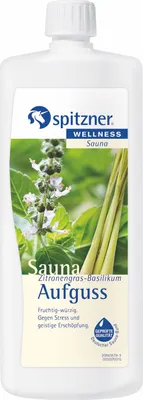 Produktbild von Spitzner Saunaaufguss Zitronengras Basilikum 1 Liter 8850061