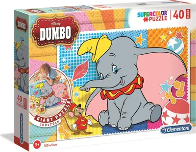Immagine prodotto di Clementoni Puzzle Supercolor Dumbo Floor / 40 dílků