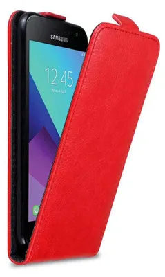 Obrázek produktu pro Cadorabo pouzdro pro Samsung Galaxy XCover 3 Protective Cover in Red Flip Case Obal na mobilní telefon
