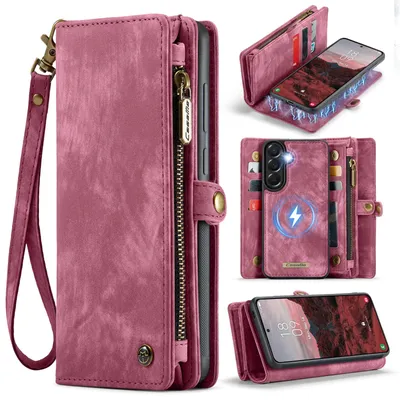 Produktbild von CaseMe 008 2-in-1 Klapphülle & Back Cover mit Brieftasche - Samsung Galaxy A37 Hülle - Pink