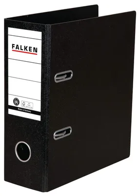 Produktbild von Ringbuch Ordner Aktenordner - DIN A5 - 8 cm - Schwarz - Für 600 Blatt