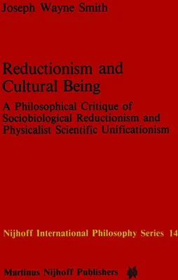 Produktbild von Reductionism and Cultural Being
