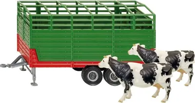 Zdjęcie produktu dla SIKU 2875 Przyczepa rolnicza do przewozu bydła 1:32